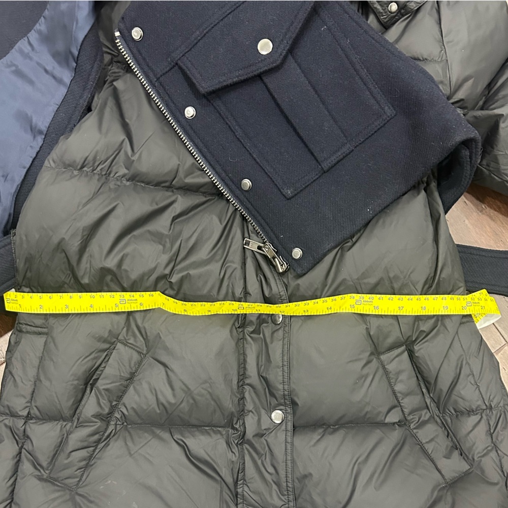 Veronica Beard Navy and Black Puffer Jacket - Picture 11 of 12